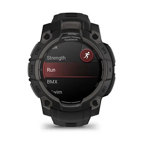 Умные часы Garmin Instinct 3 45mm, Amoled, Black with Black Band (010-02936-40). Фото 2