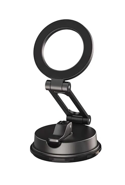 Держатель Wiwu Vacuum Suction Foldable Rotating Magnetic Phone Holder на присоске Wi-CH057, Black. Фото 1