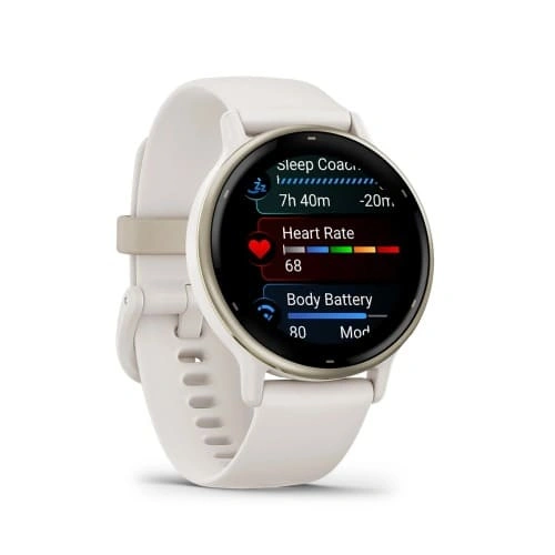 Умные часы Garmin Vivoactive 5 Ivory/Cream Gold. Фото 3