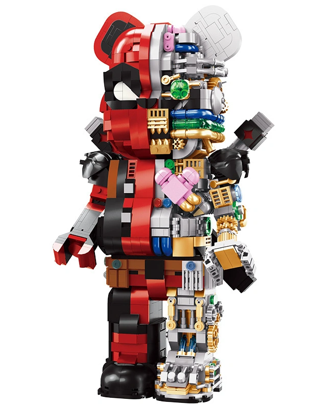 Конструктор Wangao 188014. Creator Expert Deadpool Semi-Mechanical Bear Brick, 2000 деталей. Фото 2
