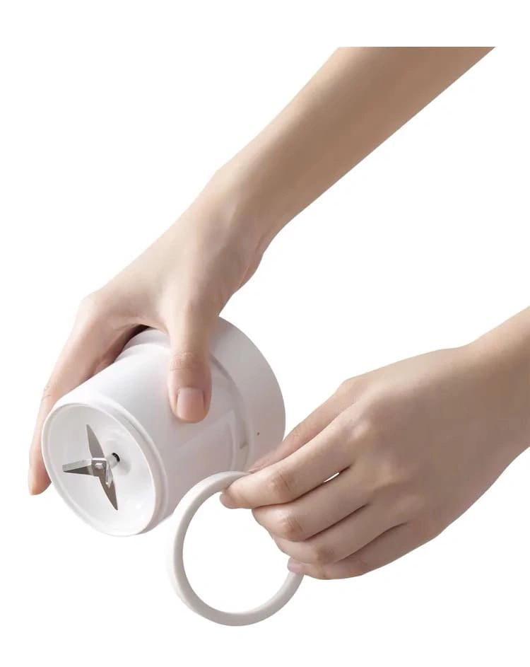 Блендер XiaoMi Portable Blender Juicer Cup 300ml (XMZZB01PL), Белый (BHR9223GL). Фото 4