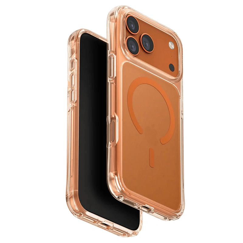 Накладка Uniq для iPhone 17 Pro Max LifePro Xtreme (AF) MagSafe, Морозно-оранжевая (IP6.9P(2025)-LXAFMFCLRVO). Фото 1