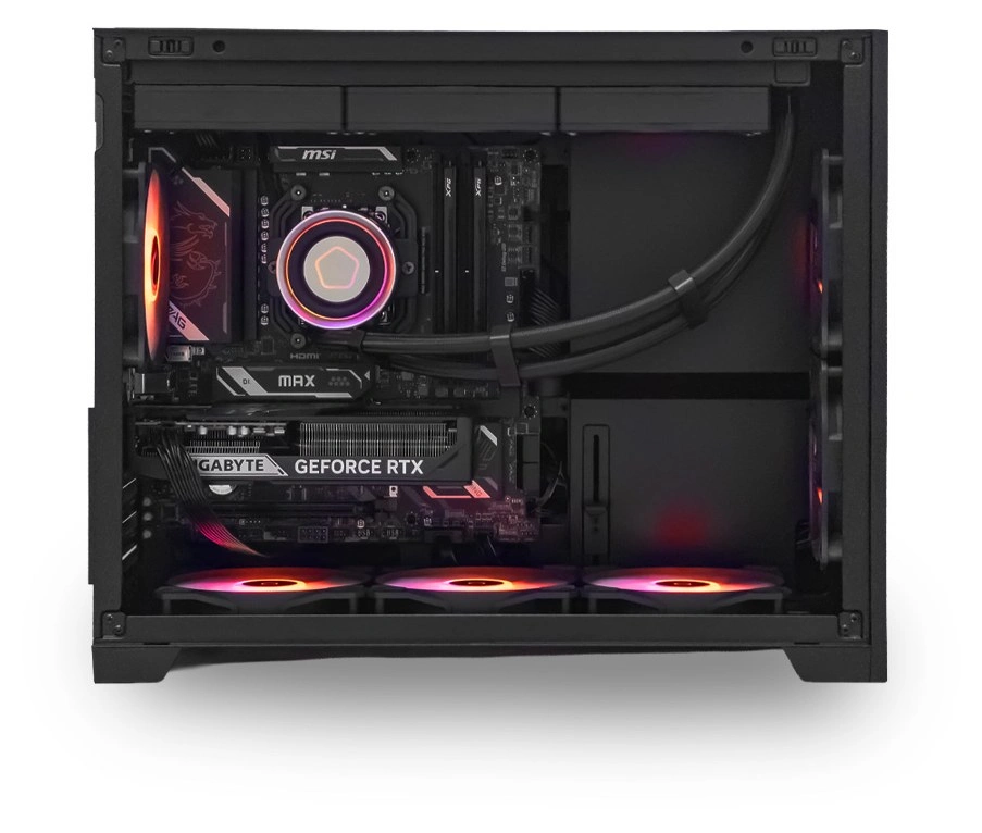 Системный блок CORE X (G6 Ryzen 5 7500F, 32Гб DDR5, RTX5060 Ti, SSD 1Тб M.2, MSI B850M, 550Вт). Фото 2
