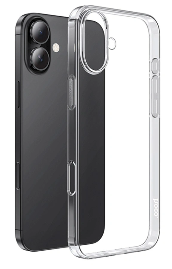 Накладка Hoco Creative Case для iPhone 16 Plus, Прозрачная. Фото 1
