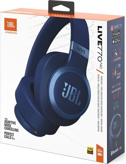 Беспроводные наушники JBL Live 770NC, Синие. Фото 7