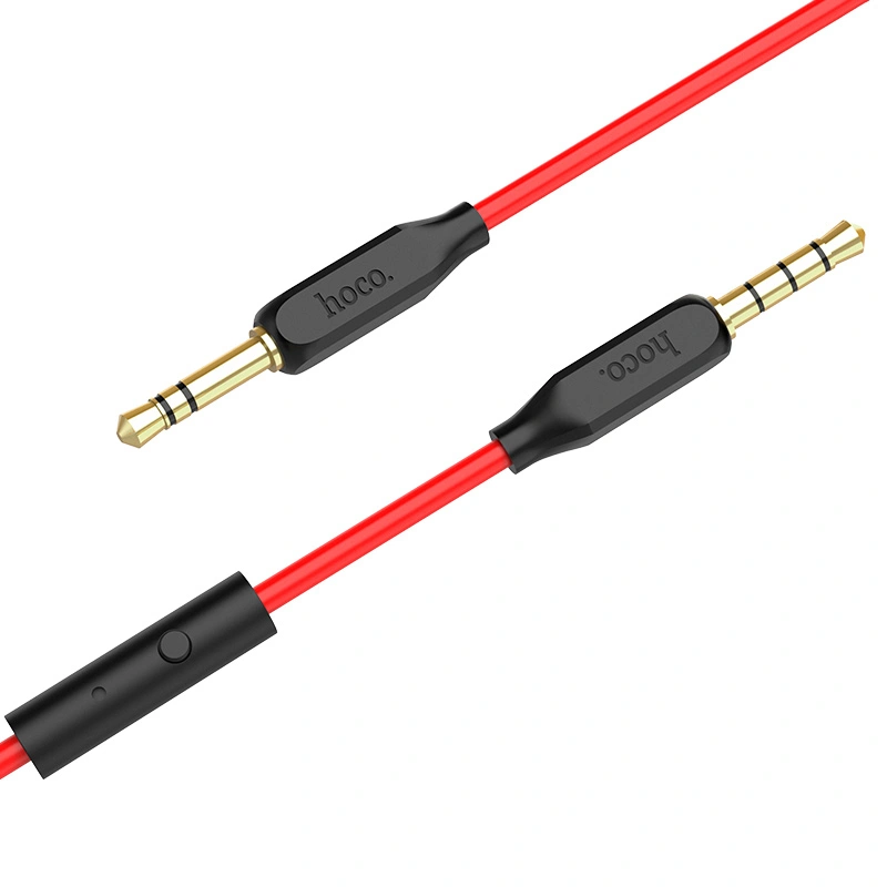 Кабель AUX Hoco Audio cable 3.5mm to 3.5mm, Black (UPA12). Фото 3
