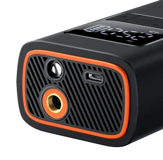 Беспроводной автомобильный компрессор Baseus SuperMini Pro Series Wireless Car Inflator, Чёрный (C11159300111-00). Фото 3