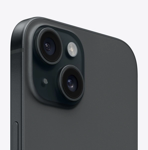Смартфон Apple iPhone 15 256Гб Чёрный (eSIM+SIM) (Уцененный товар). Фото 3