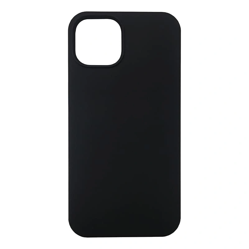 Накладка Silicone Case для iPhone 15, Чёрная. Фото 1