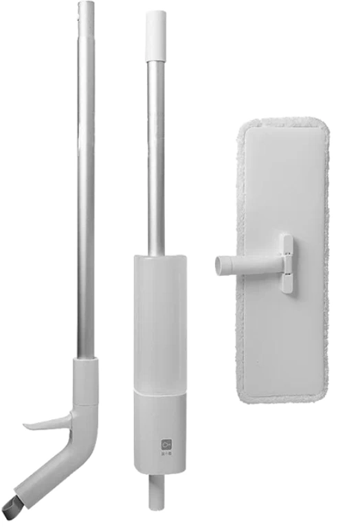 Швабра с распылителем XiaoMi Blue Fish Aluminum Tube Water Spray Mop SP03, Белая. Фото 3