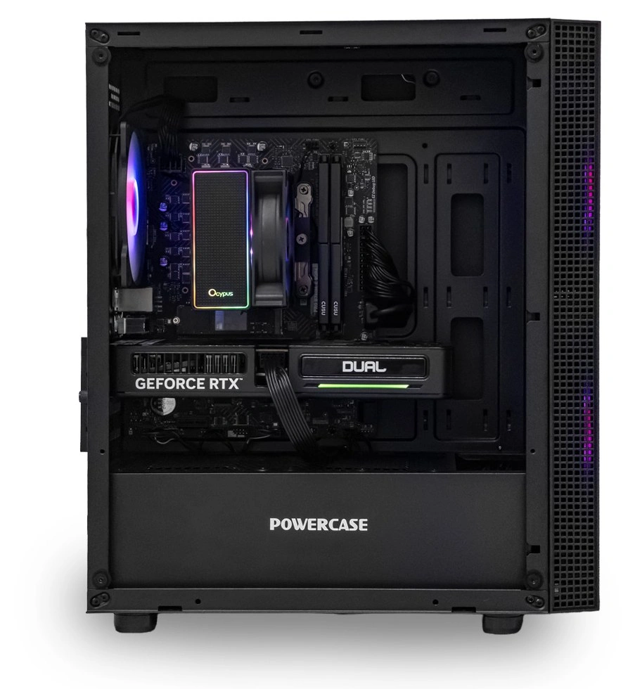 Системный блок CORE M (EM18 Intel Core i5-12400F, 32Gb DDR4, RTX5060, SSD 1Tb M.2, MSI B760M-E, 650Вт). Фото 3