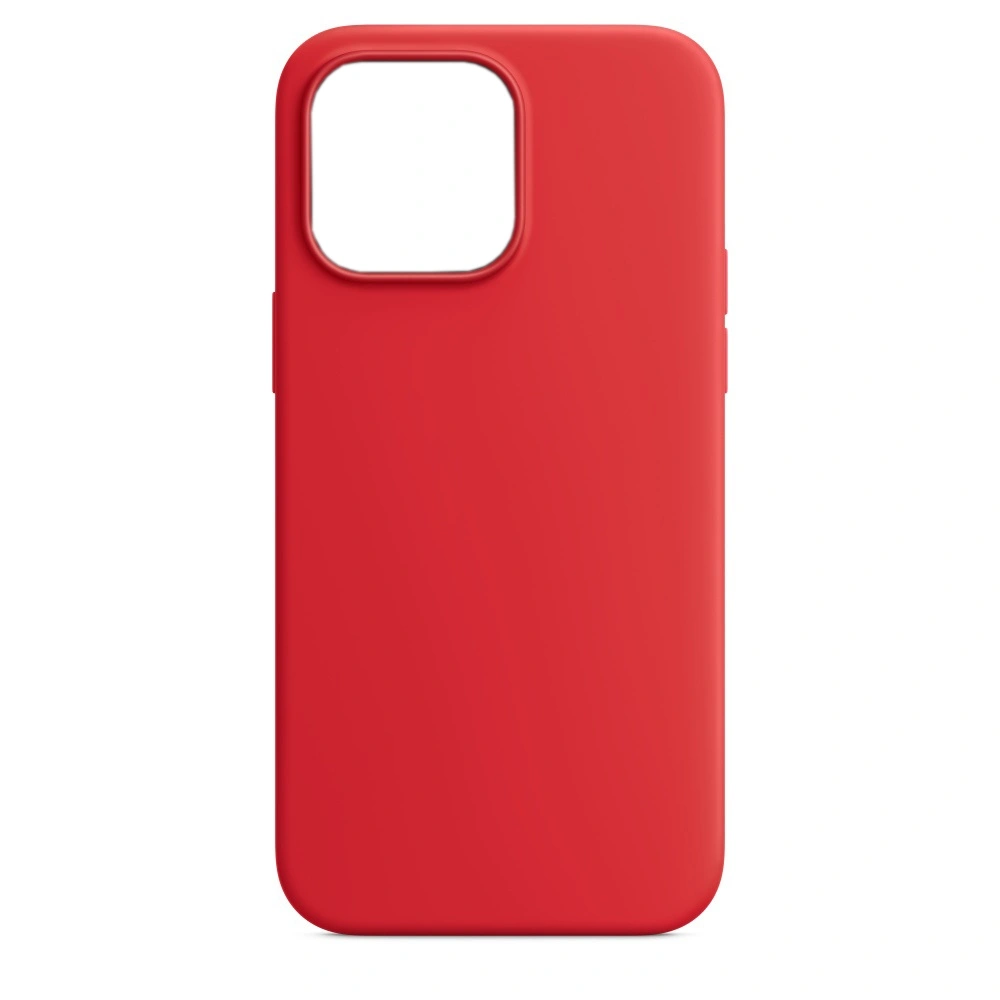 Накладка Silicone Case для iPhone 15 Pro, Красная. Фото 1