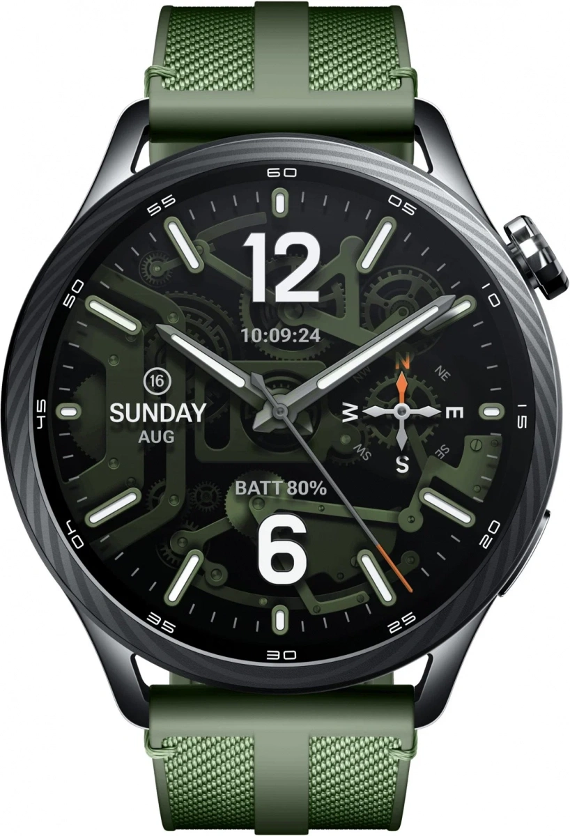 Умные часы Xiaomi Watch S5 46 мм, Зелёные Джунгли (BHR08IXGL). Фото 2