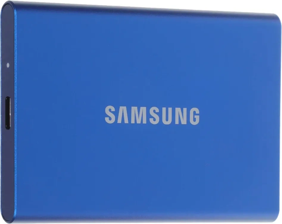 Внешний диск Samsung T7 1.0 Тб, USB-C, Индиго (MU-PC1T0H/WW). Фото 4