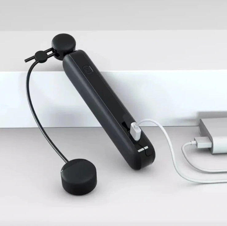 Умная скакалка WOLONOW Intelligent Rope Skippin, Чёрная. Фото 3