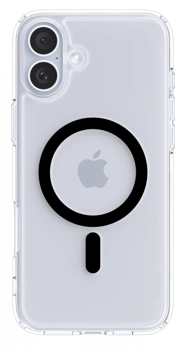 Накладка Spigen Ultra Hybrid (MagFit) для iPhone 16, Black (ACS08206). Фото 3