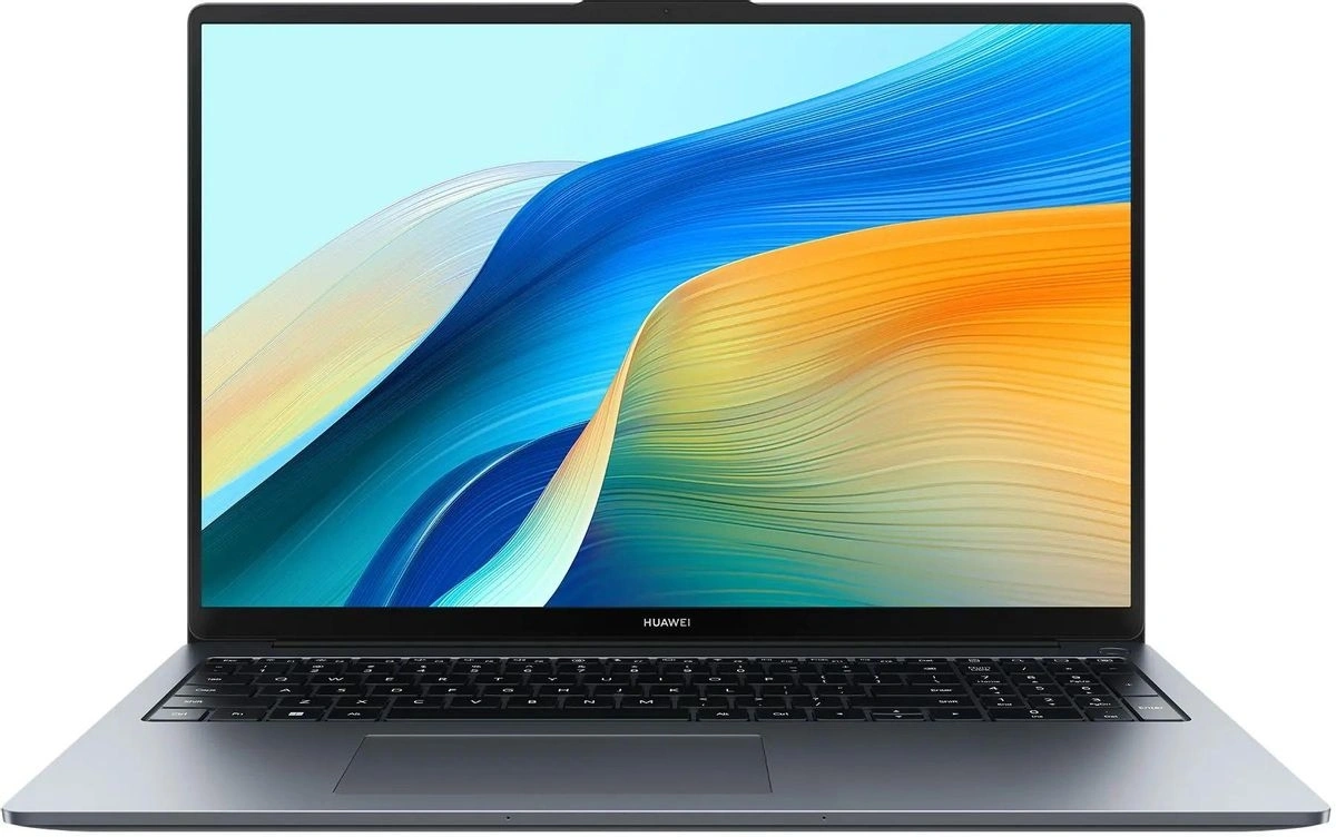 Huawei MateBook D 16 Космический серый 53013WXF (MCLF-X) (16" IPS, Intel Core i5 12450H, 2.0 GHz - 4.4 GHz, 16GB, 512GB SSD, Intel UHD Graphics, Windows 11). Фото 1