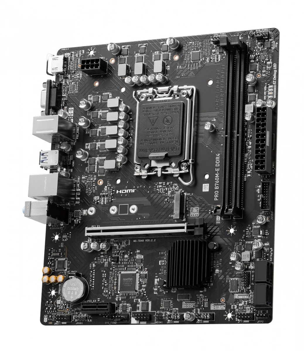 Системный блок CORE M (CH360 Intel Core i5-12400F, 32Гб DDR4, RTX5060, SSD 1Тб M.2, MSI B760M-E, 650Вт). Фото 6