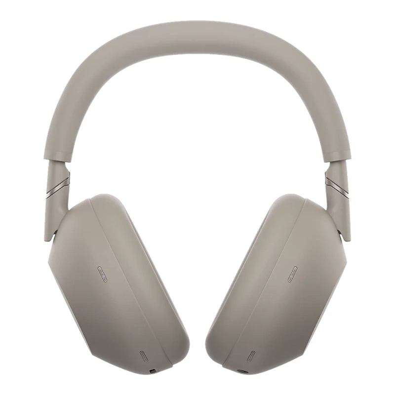 Беспроводные наушники Sony WH-1000XM6/TM с шумоподавлением,  Cеро-бежевый (Sandstone). Фото 2