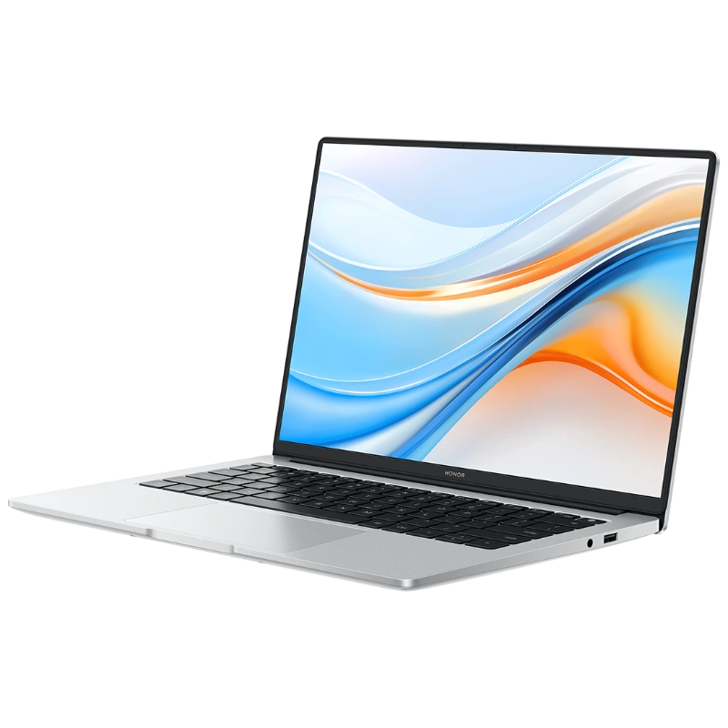 Honor MagicBook X14 Plus Серебристый (FMI-76) (5301AJMC) (14", Ryzen 7 8845HS, 16ГБ, 512ГБ SSD, AMD Radeon 780M, Windows 11). Фото 4