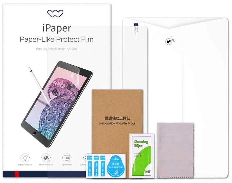 Защитная пленка с эффектом бумаги WIWU iPaper Paper-Like Protect Film для iPad Pro 10.5'' . Фото 2
