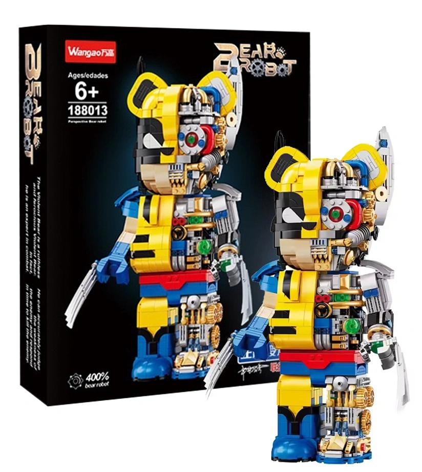 Конструктор Wangao 188013. Wolverine Mechanical Bear Robot, 1765 деталей. Фото 2