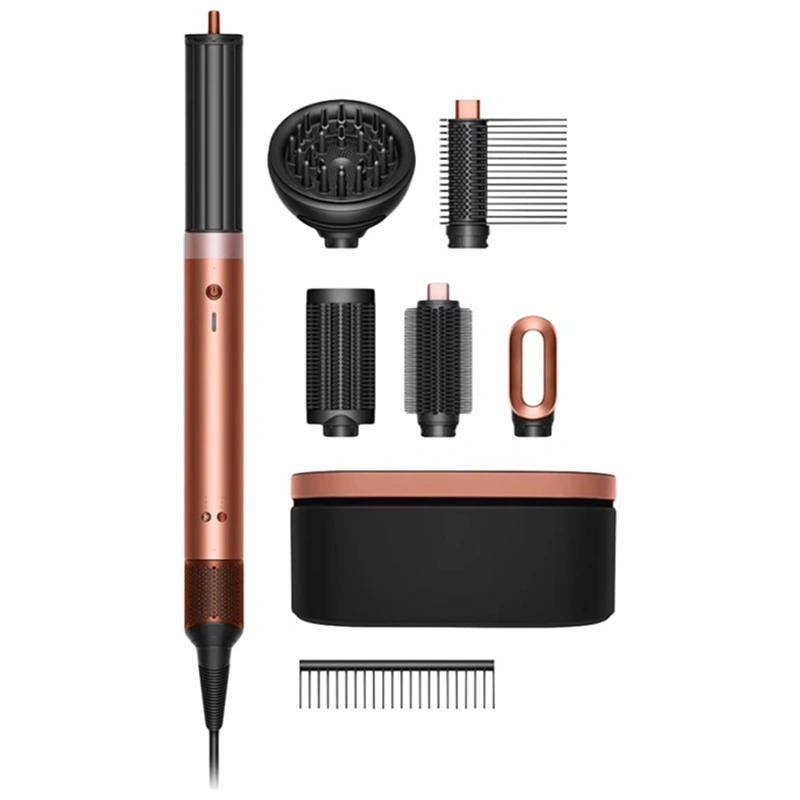 Стайлер для волос Dyson AirWrap HS09 Co-anda 2x (Curly+Coily), Янтарный шелк (Подарочный кейс для хранения). Фото 1