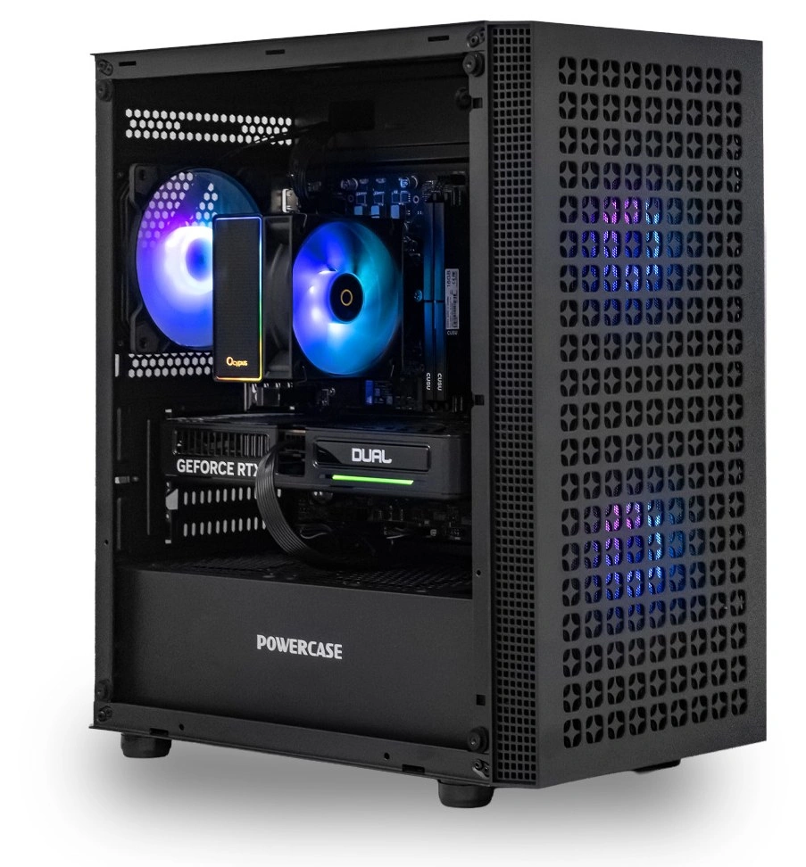 Системный блок CORE M (EM18 Intel Core i5-12400F, 32Gb DDR4, RTX5060, SSD 1Tb M.2, MSI B760M-E, 650Вт). Фото 1