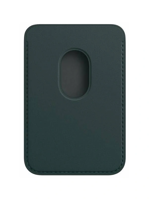 Магнитный бумажник Leather Wallet MagSafe для iPhone, Forest Green. Фото 2