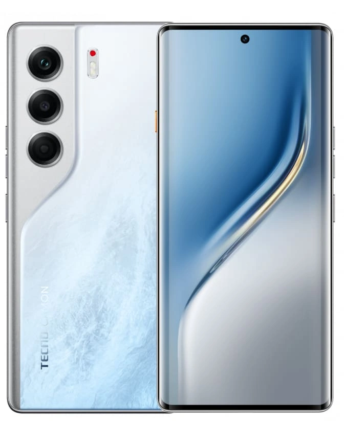 Смартфон TECNO CAMON 40 Pro 5G 8/256Гб Ледяной белый (CM7). Фото 1