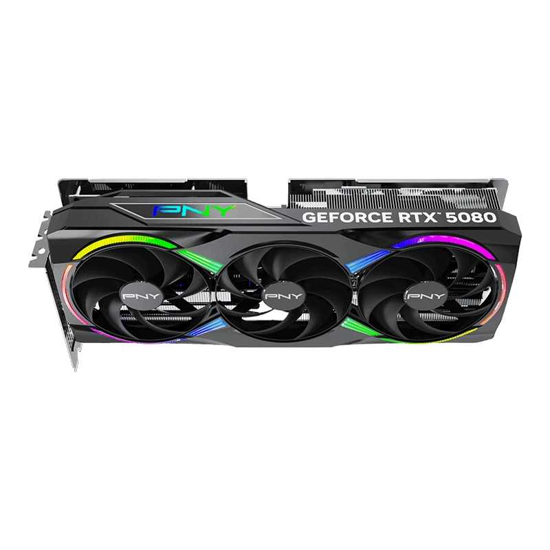 Видеокарта PNY GeForce RTX 5080 Triple Fan 16GB GDDR7 256 bit PCIe 5.0. Фото 4