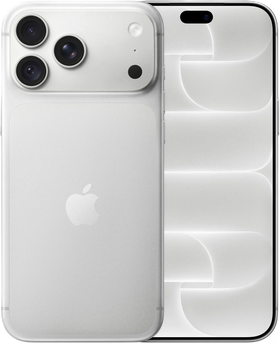 Смартфон Apple iPhone 18 Pro 1Тб, Серебристый (eSIM+SIM) (Без RuStore). Фото 1