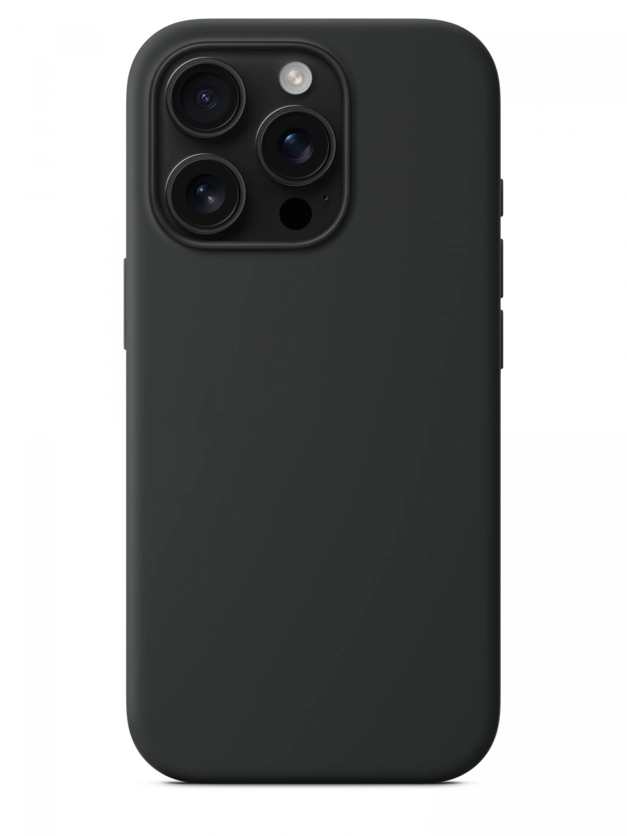 Накладка для iPhone 16 Pro Silicone Case With MagSafe, Black. Фото 2