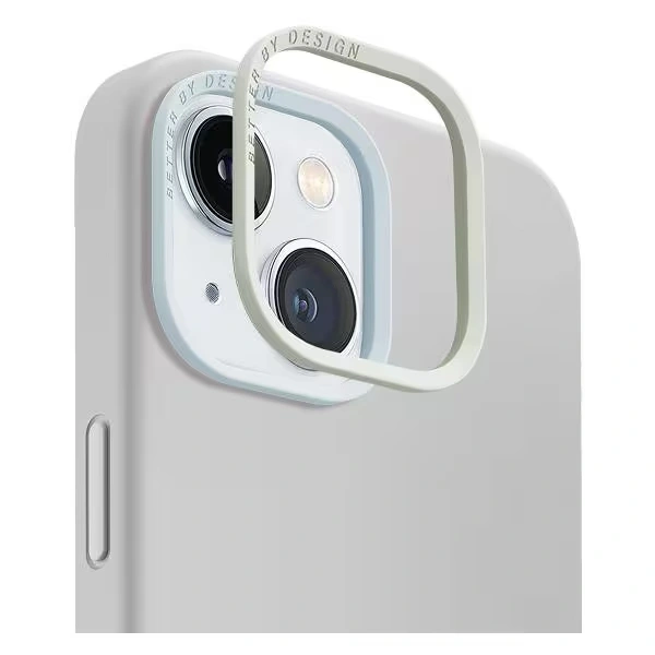 Накладка Uniq Lino для iPhone 15 with MagSafe Chalk Grey (IP6.1(2023)-LINOHMCGRY). Фото 4