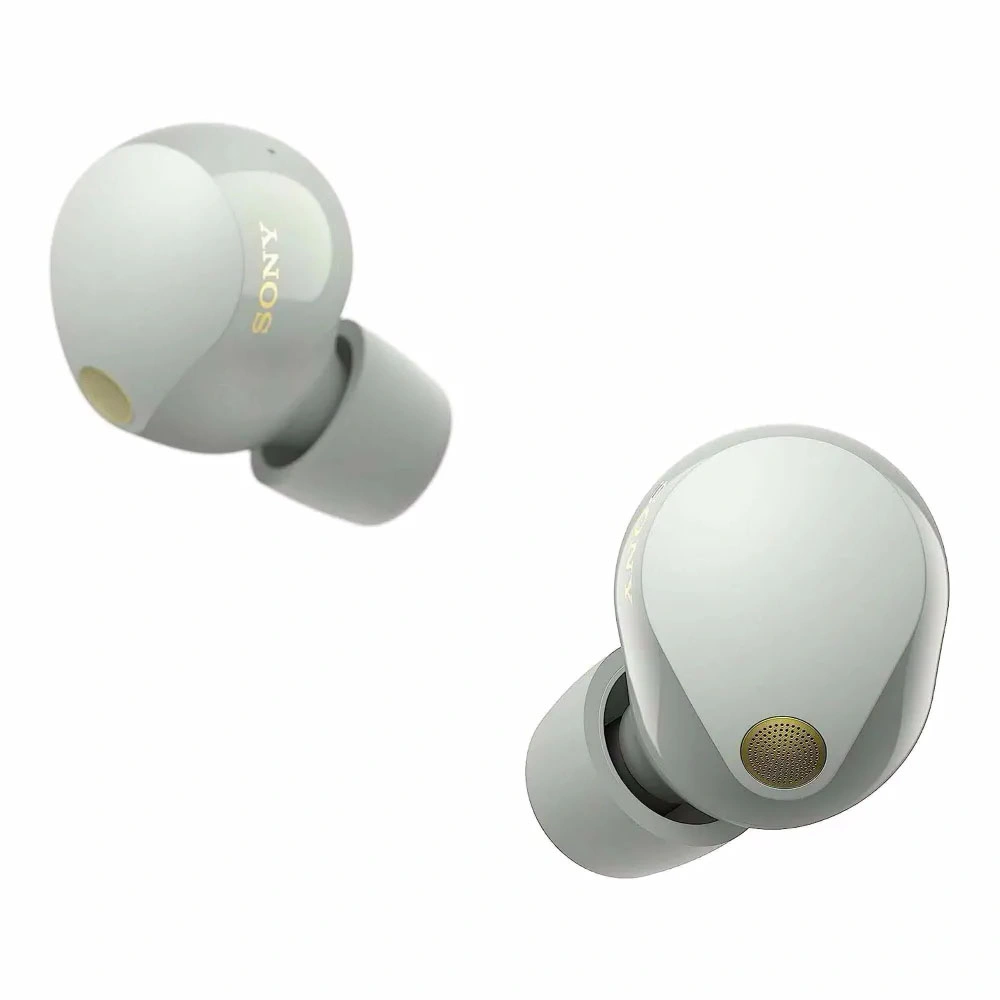 Беспроводные наушники Sony WF-1000XM5/SC с шумоподавлением, Серебристые. Фото 2