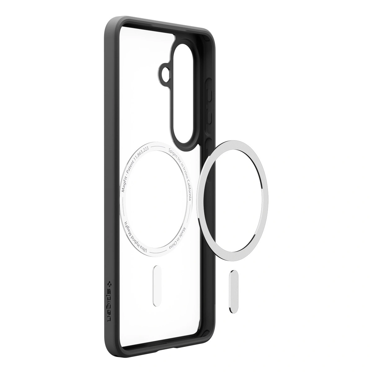 Накладка Spigen Ultra Hybrid MagSafe для Samsung Galaxy S26, Чёрный (ACS10735). Фото 7