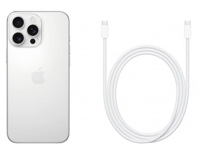 Смартфон Apple iPhone 16 Pro Max 512Gb White Titanium (eSIM+SIM)