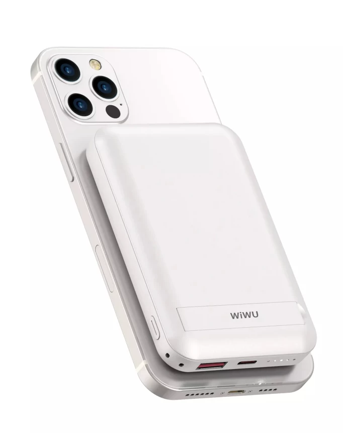 Внешний аккумулятор Wiwu Magnetic SC10000WHT 10000mAh, Белый