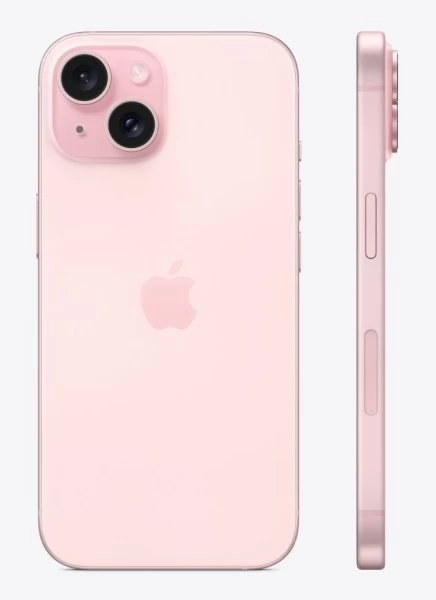 Смартфон Apple iPhone 15 128Gb Pink (eSIM+SIM)