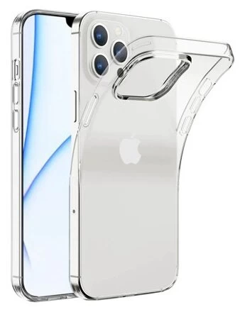 Накладка для iPhone 13 Pro силиконовая, Прозрачная