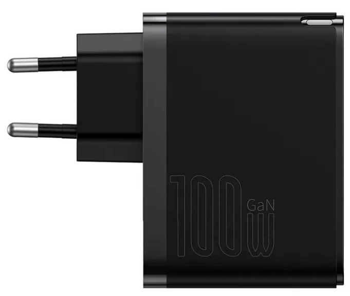 Сетевое зарядное устройство Baseus GaN5 Pro Fast Charger C+U 100W, Чёрный (CCGP090201)