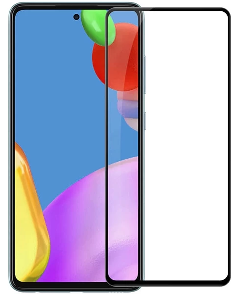 Защитное стекло для Samsung Galaxy A52, Чёрное