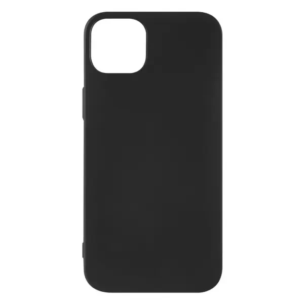 Накладка Silicone Case для iPhone 14, Чёрная