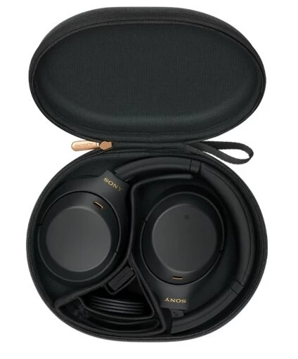 Беспроводные наушники Sony WH-1000XM4/B с шумоподавлением, Чёрные