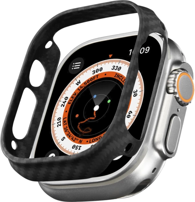 Чехол Pitaka Air Case для Apple Watch Ultra, Чёрный (KW3001A)