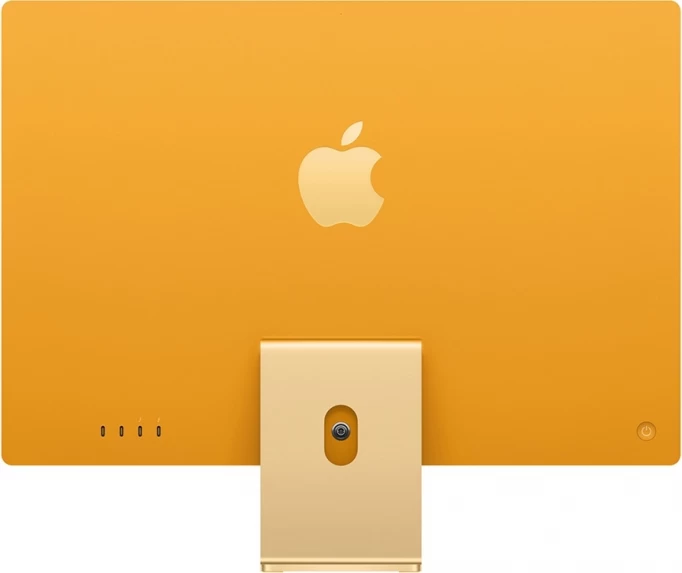 Apple iMac 24" Retina 4,5K, (Z12T000AH) (M1, 8C CPU, 8C GPU, 8 ГБ, 512 ГБ SSD), Жёлтый