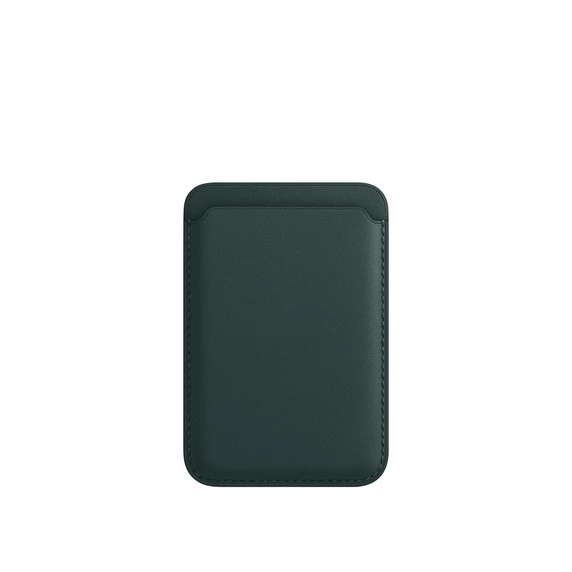 Чехол-бумажник Leather Wallet MagSafe для iPhone, Forest Green
