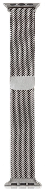 Ремешок для Apple Watch 42/44/45 мм миланский сетчатый браслет, Silver
