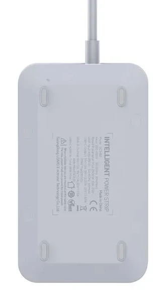 Сетевой фильтр LDNIO 2500W, 3 розетки, 3 USB QC 3.0, PD 3.0/20W, 2m (SC3412)