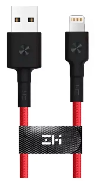 Кабель ZMI Lightning to USB-A 1m, красный (AL803)
